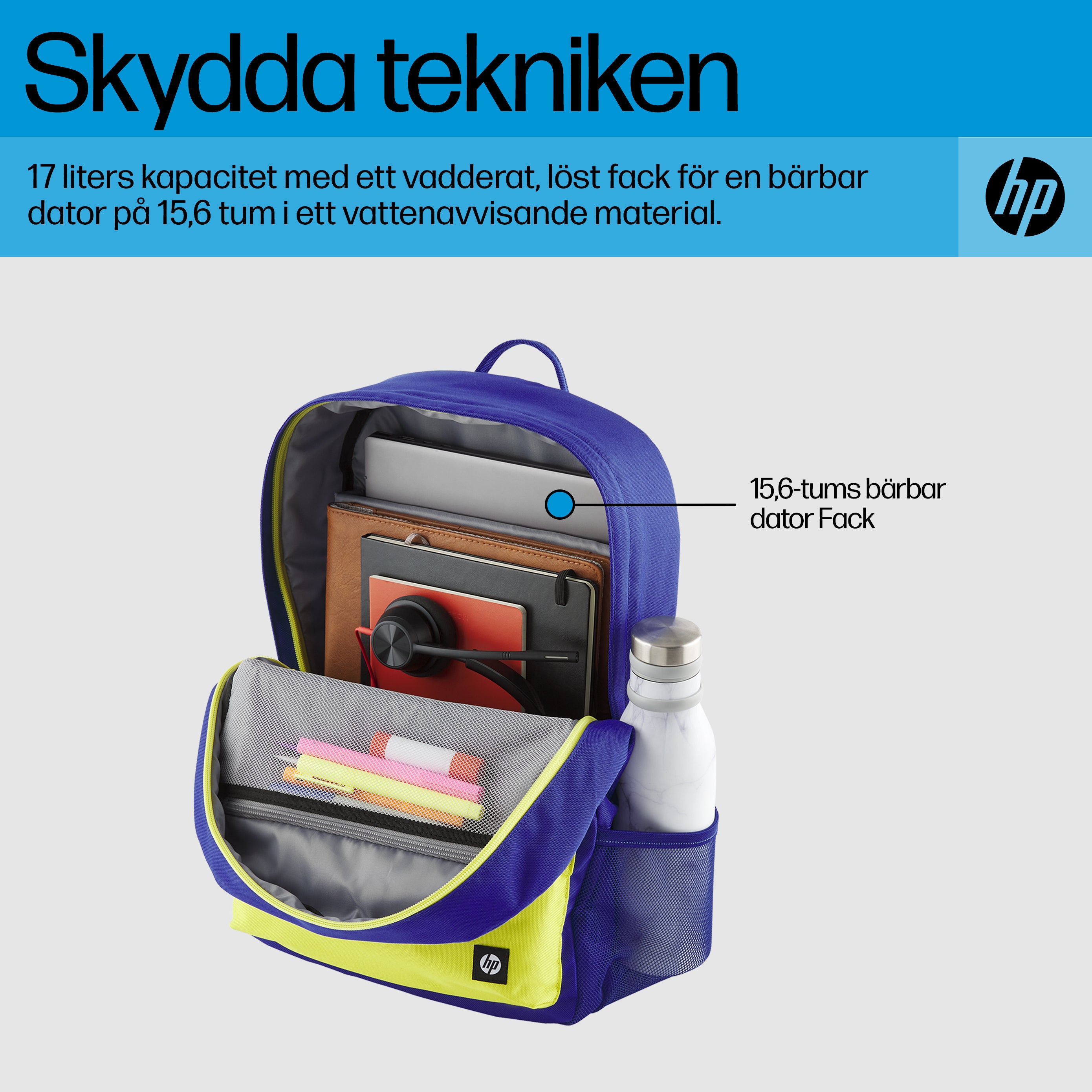 HP Campus Blå ryggsäck
