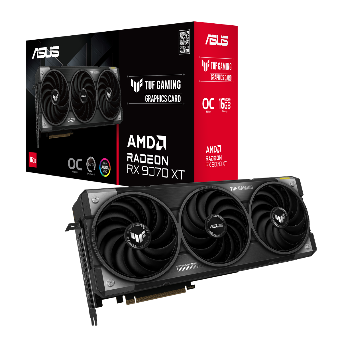 ASUS Radeon RX 9070 XT 16GB TUF OC GAMING