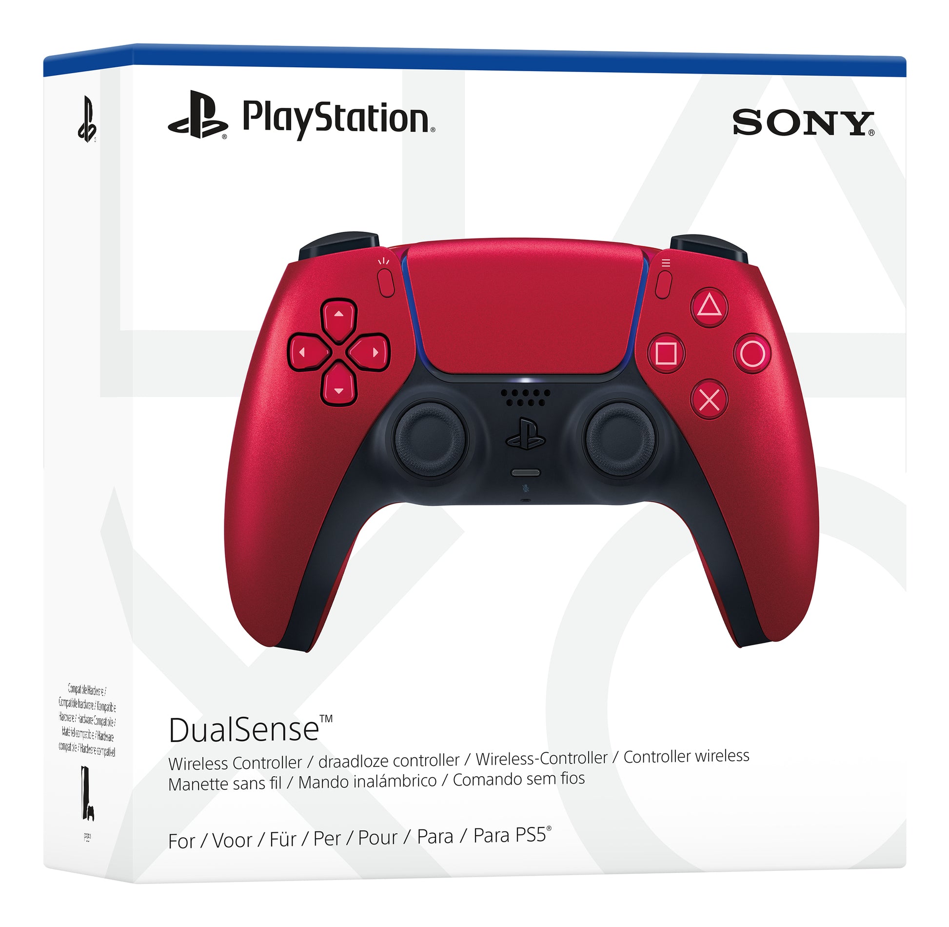 Sony Den trådlösa DualSense-handkontrollen Volcanic Red V2