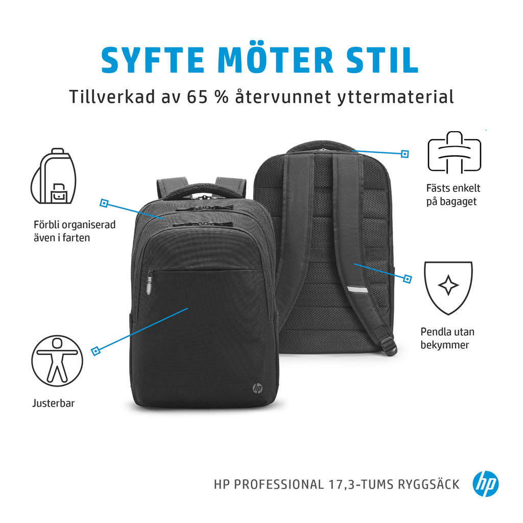 HP Prelude 17,3 tum ryggsäck