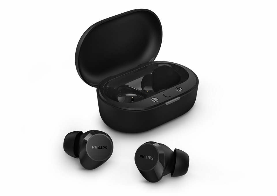 Philips TAT1209BK/00 hörlur och headset True Wireless Stereo (TWS) I öra Samtal/musik Bluetooth Svart