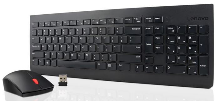 Lenovo 4X30M39497 tangentbord Mus inkluderad Universal RF Trådlös QWERTY Engelska (USA) Svart