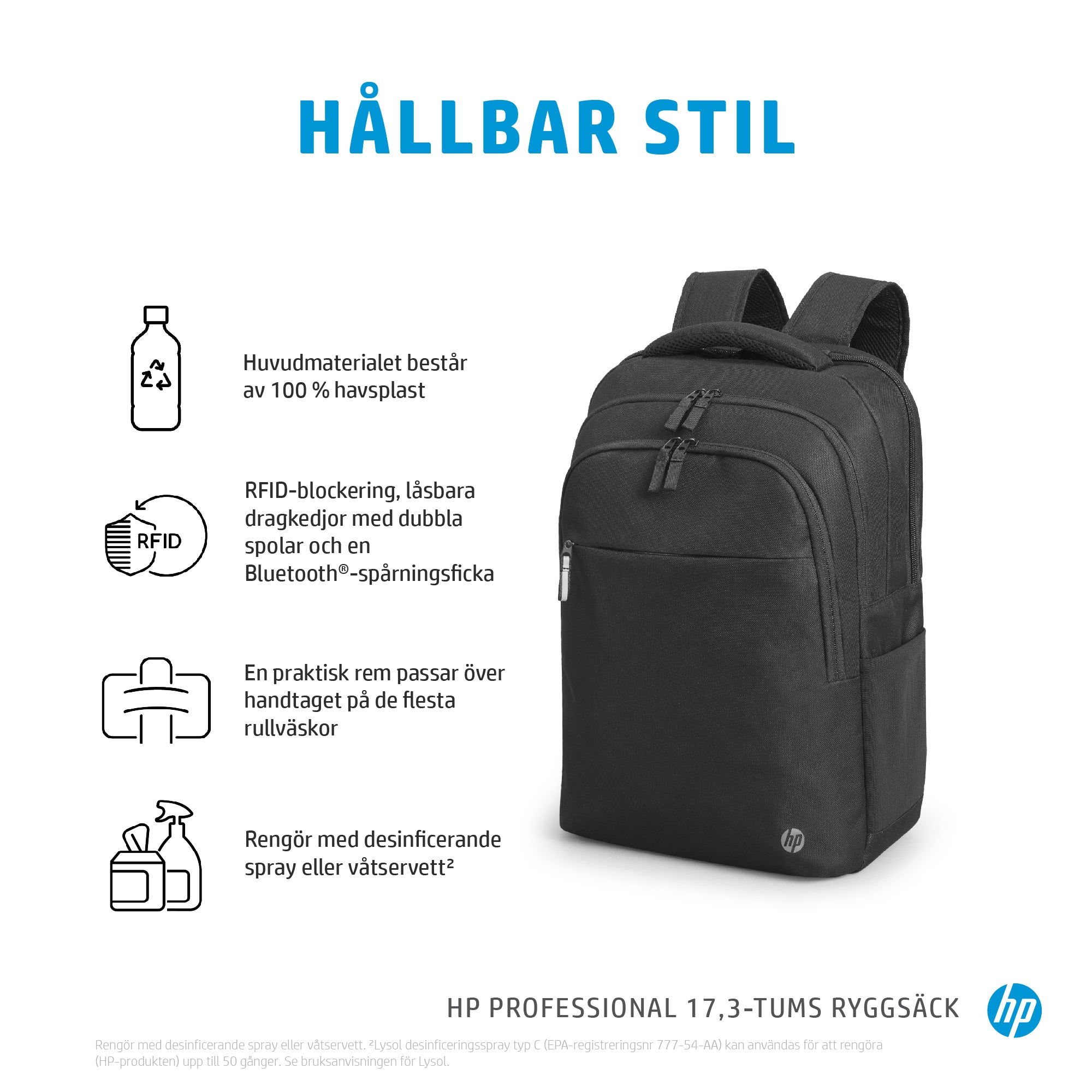 HP Prelude 17,3 tum ryggsäck
