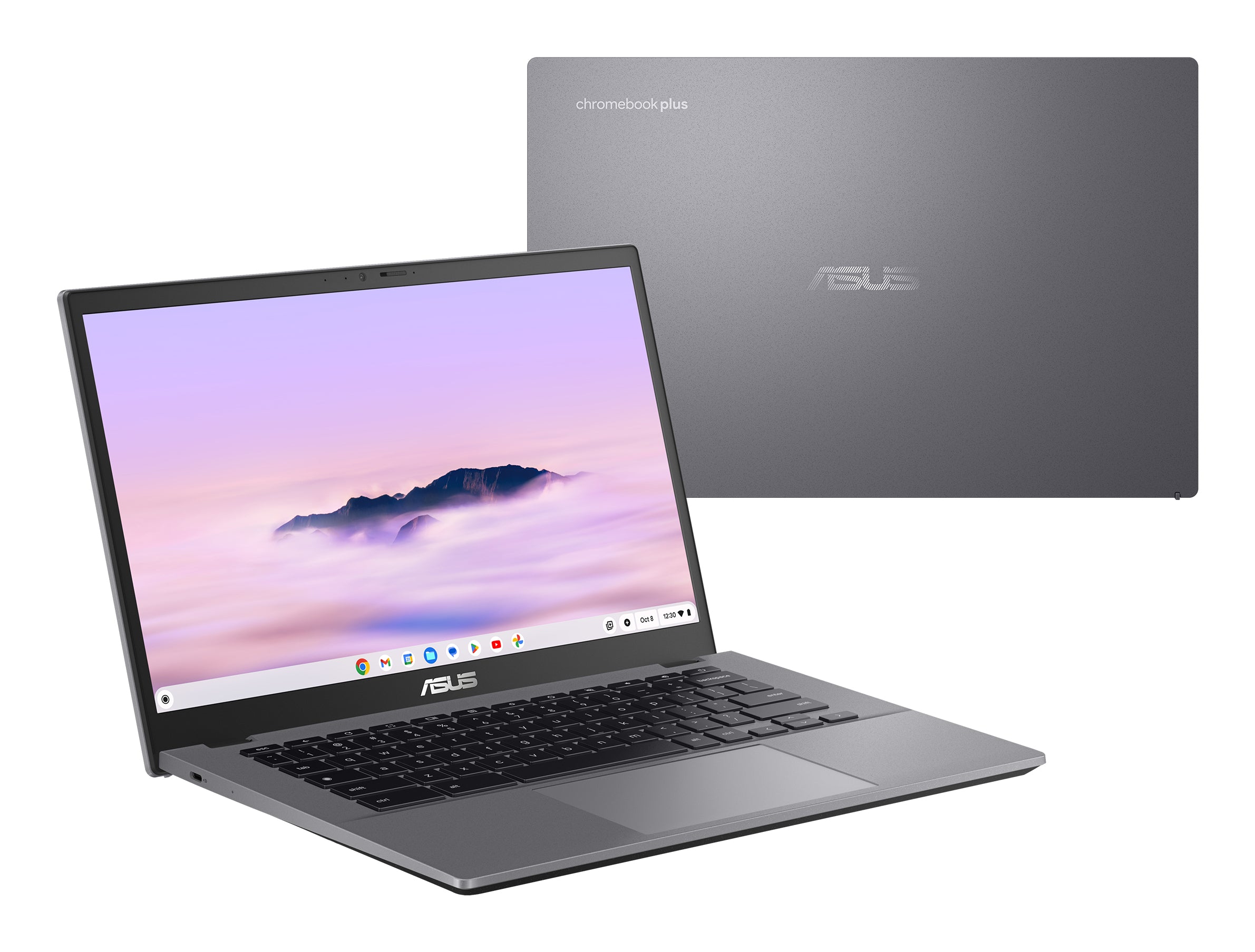 ASUS Chromebook Plus CX34 CX3402CVA-PQ0732 Intel® Core™ i3 i3-1315U 35,6 cm (14") Full HD 8 GB LPDDR5x-SDRAM 128 GB UFS Wi-Fi 6E (802.11ax) ChromeOS tyska Grå