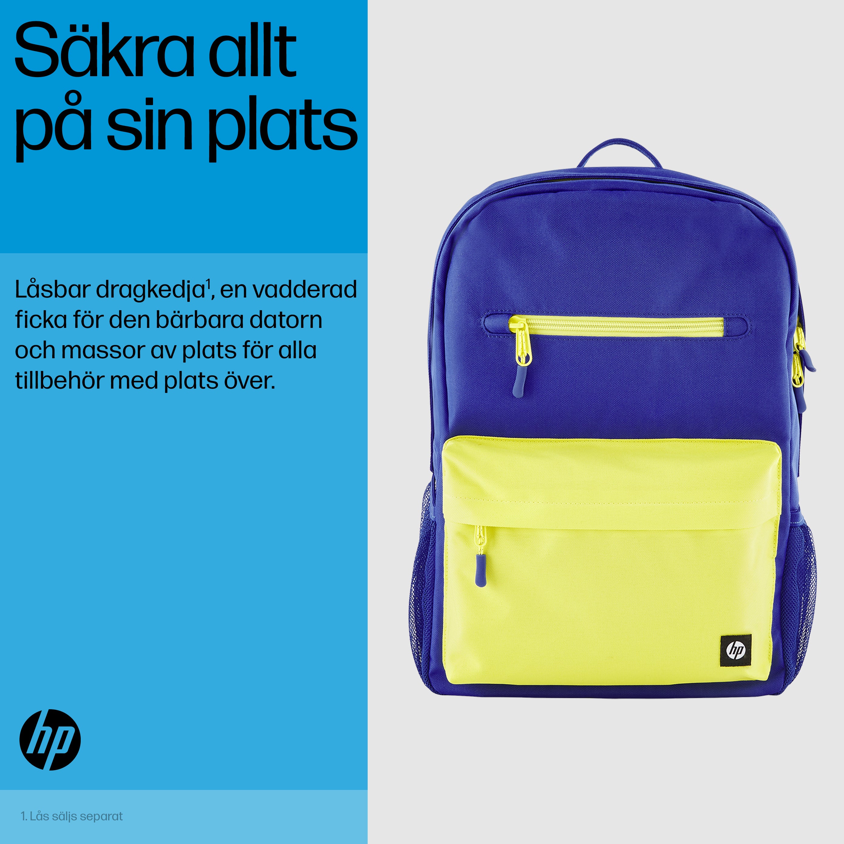 HP Campus Blå ryggsäck