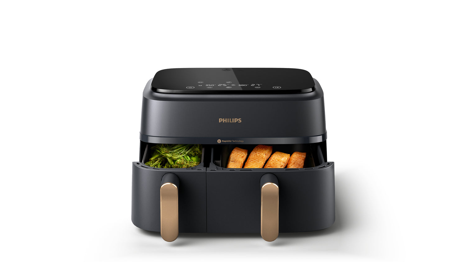Philips 3000-serien NA352/00 Airfryer med dubbla korgar