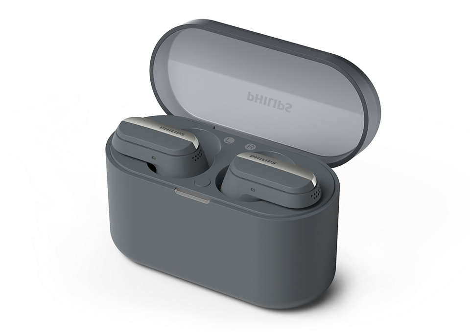 Philips TAT6908BK/00 hörlur och headset True Wireless Stereo (TWS) I öra Samtal/musik Bluetooth Svart