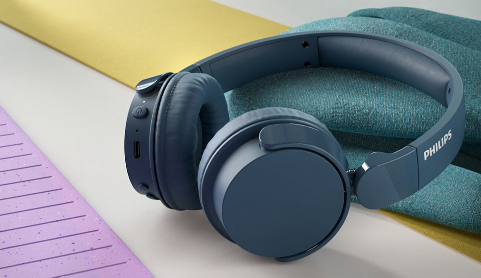 Philips 4000 series TAH4209BL/00 hörlur och headset Trådlös Huvudband Samtal/musik Bluetooth Blå