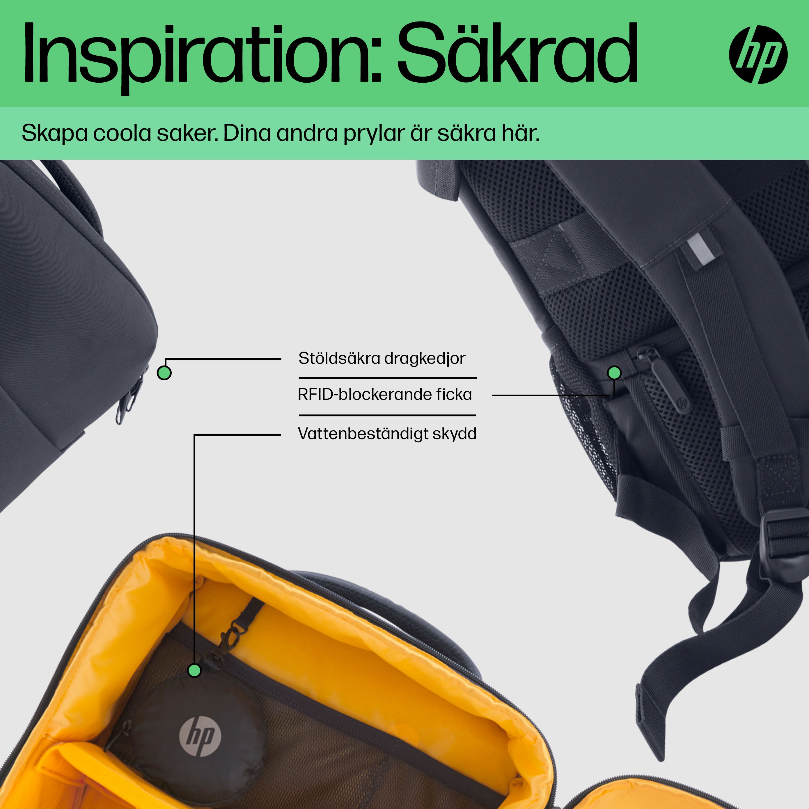HP Creator-ryggsäck för 16,1 tum bärbar dator