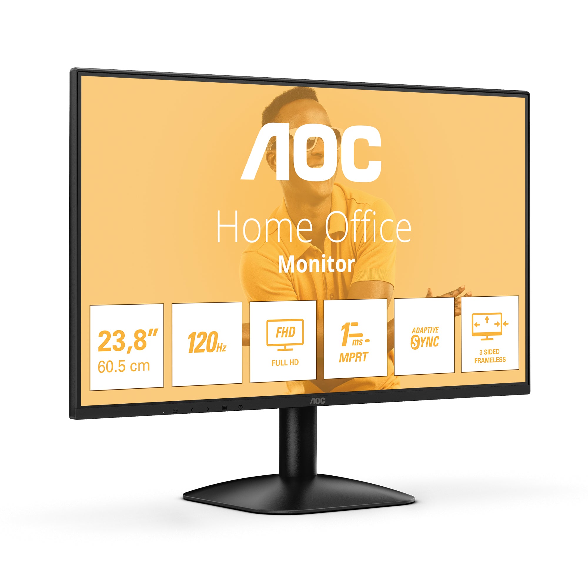 AOC 24B31H LED display 60,5 cm (23.8") 1920 x 1080 pixlar Full HD Svart