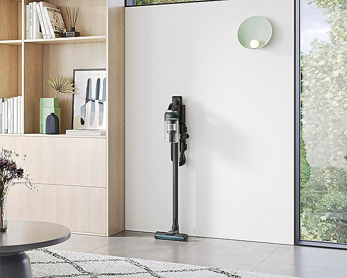 Samsung VS20C8524TB Skaftdammsugare, 2-i-1 Batteri Torr Allergifilter, UltraFine Utan påse 510 W Svart, Blå