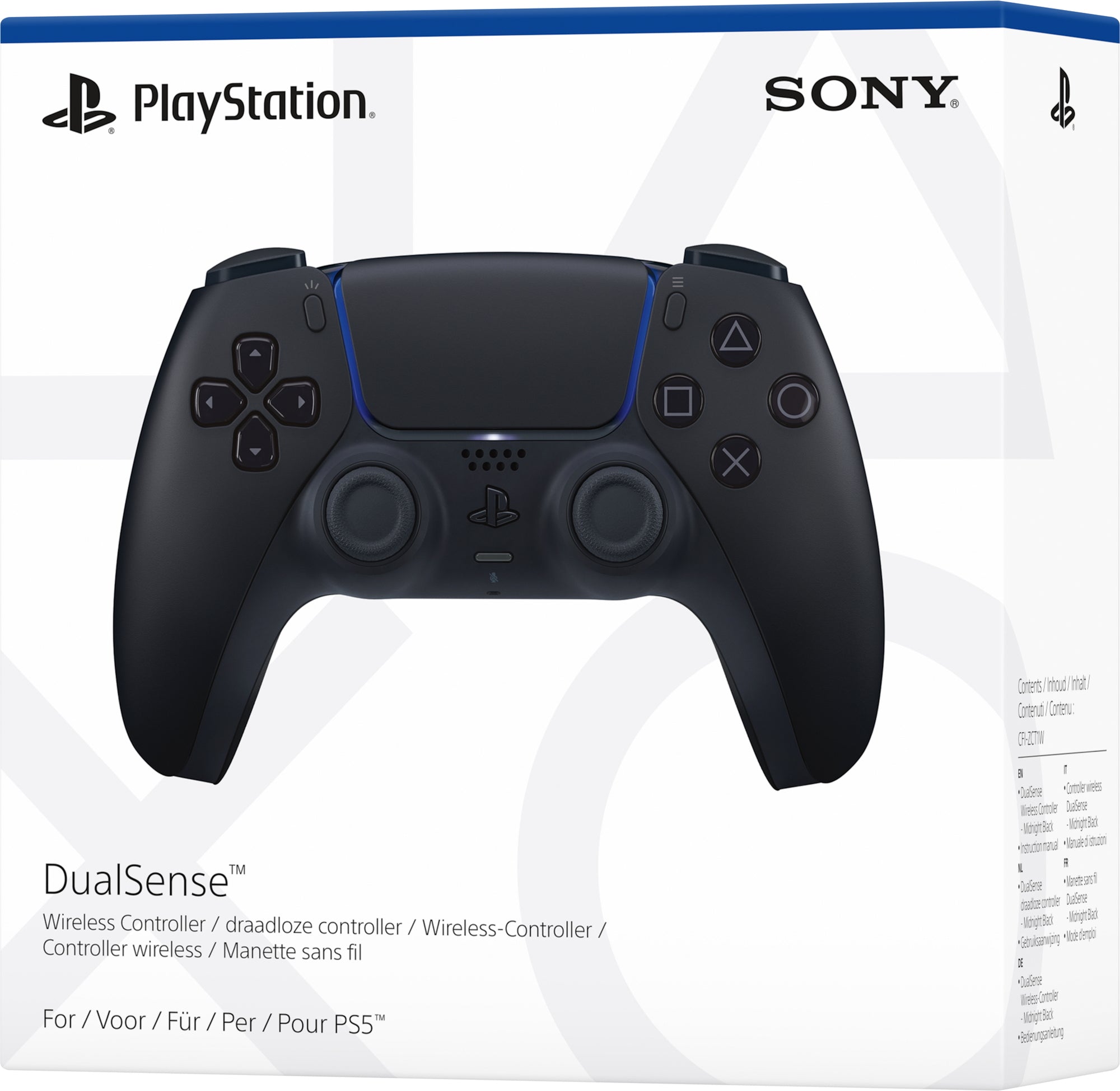 Sony PS5 DualSense Wireless Controller – Midnight Black