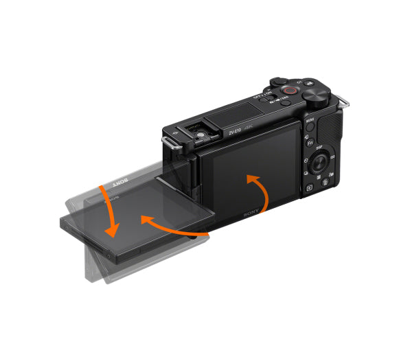 Sony α ZV-E10 MILC-hus 24,2 MP CMOS 6000 x 4000 pixlar Svart