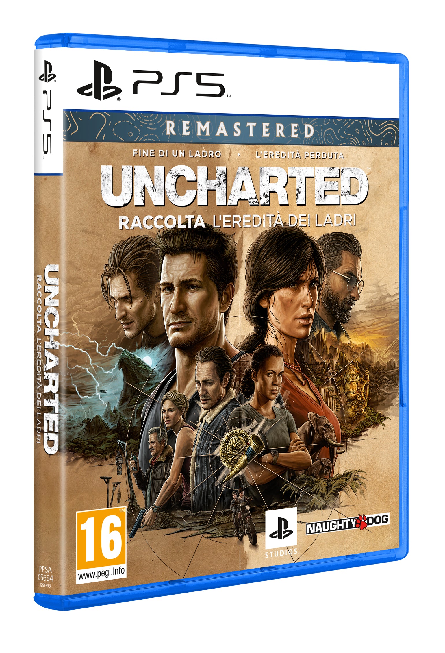 Sony Uncharted: Raccolta L'Eredità dei ladri Samling Engelska, Italienska PlayStation 5