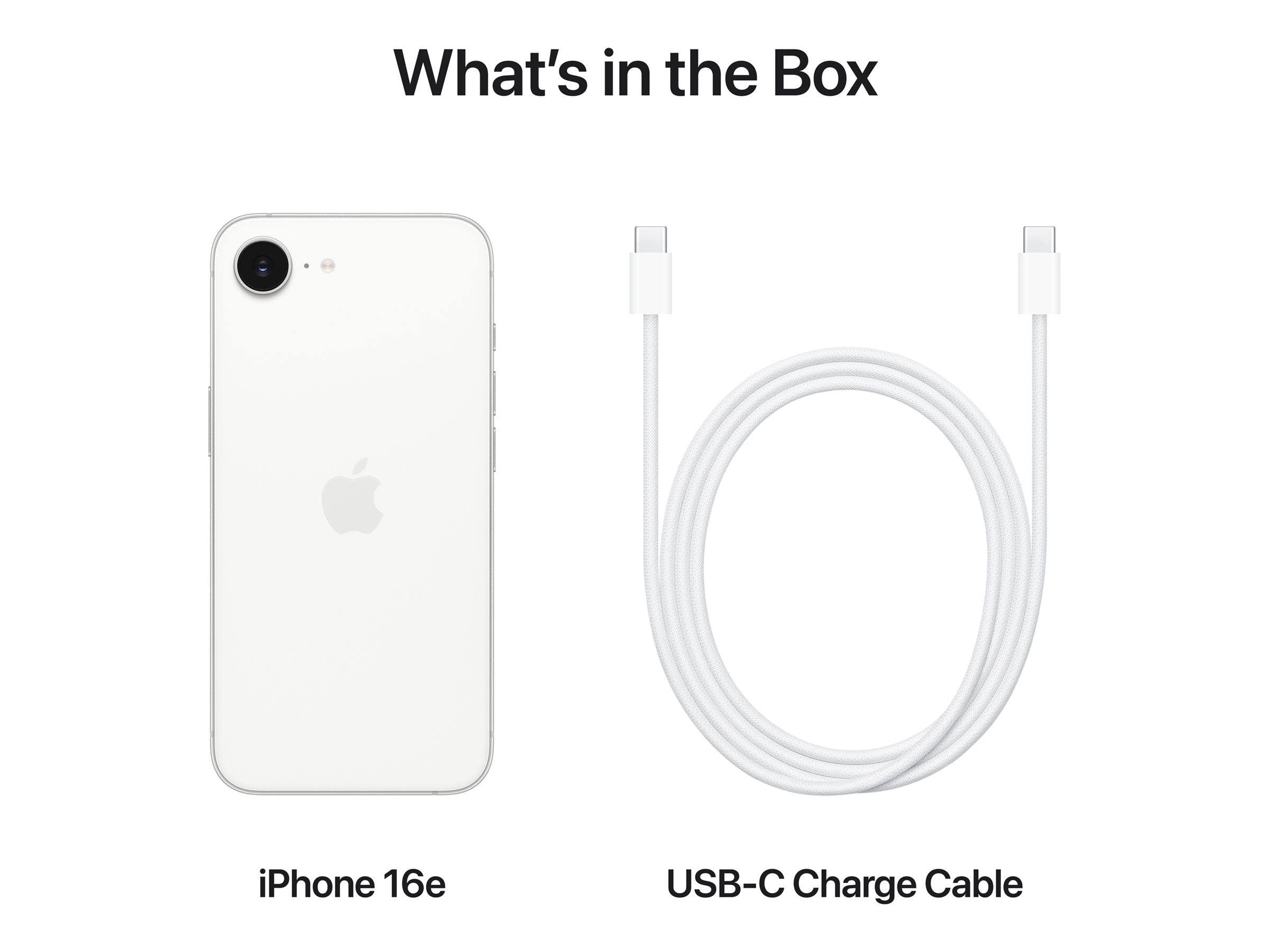 Apple Iphone 16e 128GB Vit