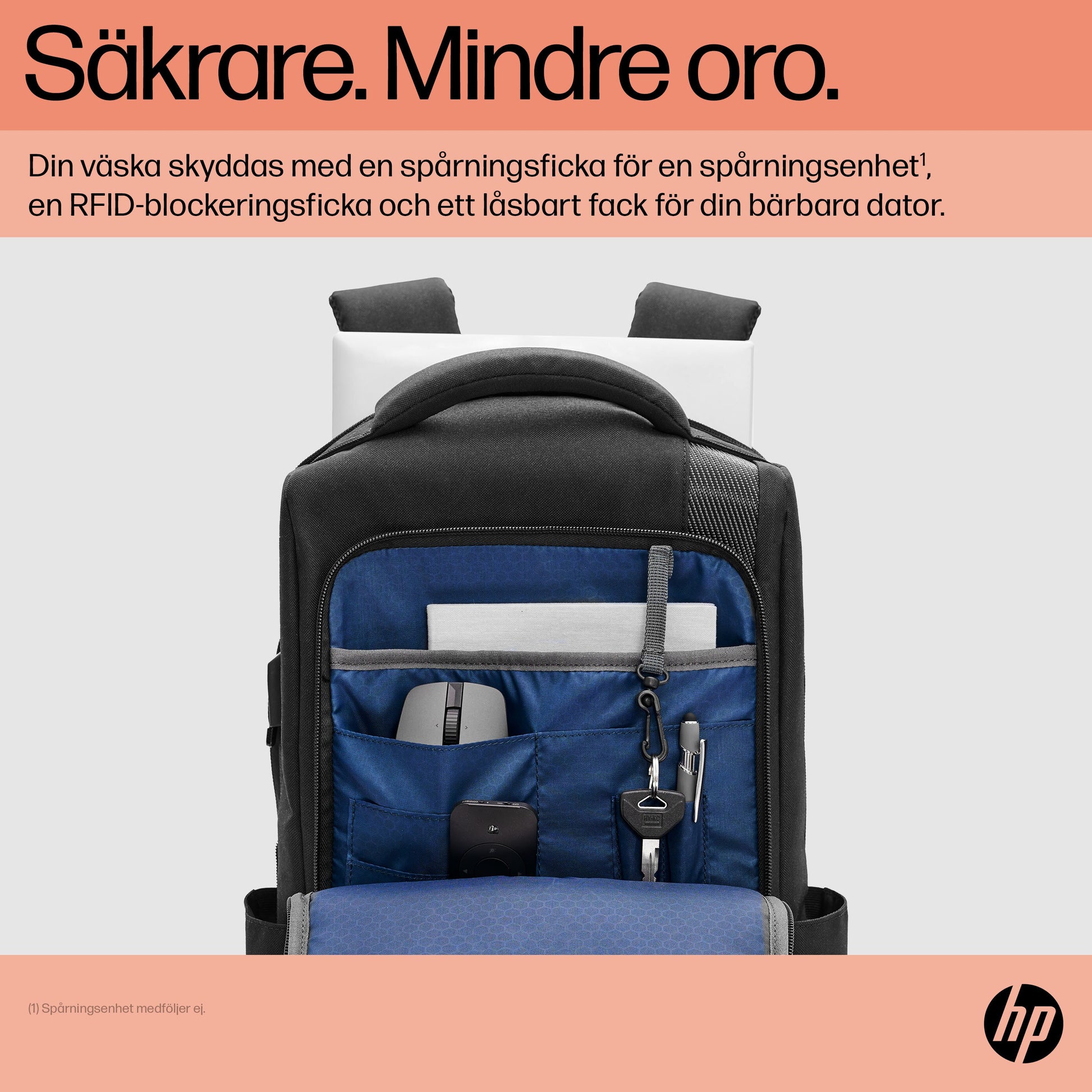 HP Renew Executive-ryggsäck för 16 tum bärbar dator