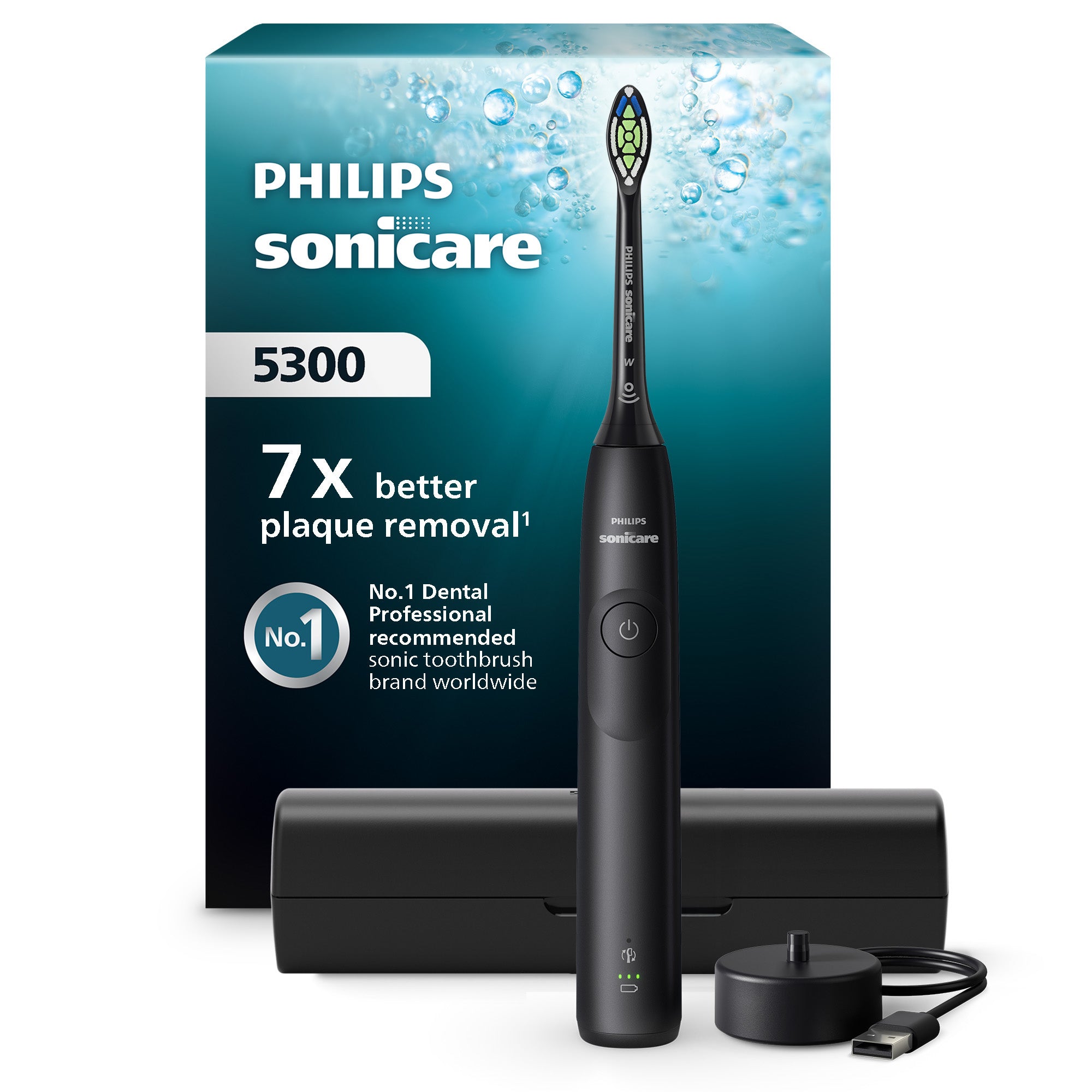 Philips Series 5300 HX7101/02 Laddningsbar tandborste