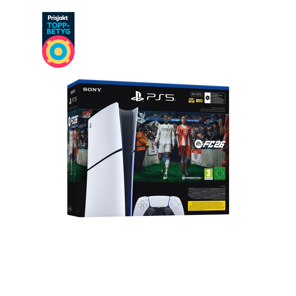 Sony PlayStation 5 Slim Digital Edition 825GB inkl. EA Sports FC26