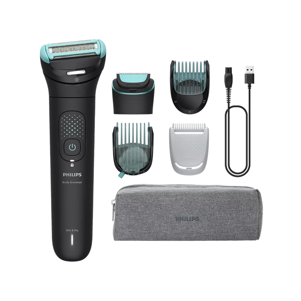 Philips 7000 series Body Groomer BG7470/15 2D-flexhuvud och dubbelt trim- och raksystem