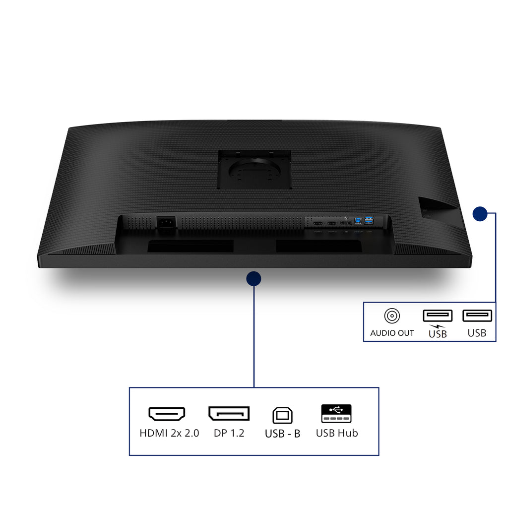 Philips 3000 series 32B2N3500/00 platta pc-skärmar 80 cm (31,5") 2560 x 1440 pixlar Quad HD LCD Svart