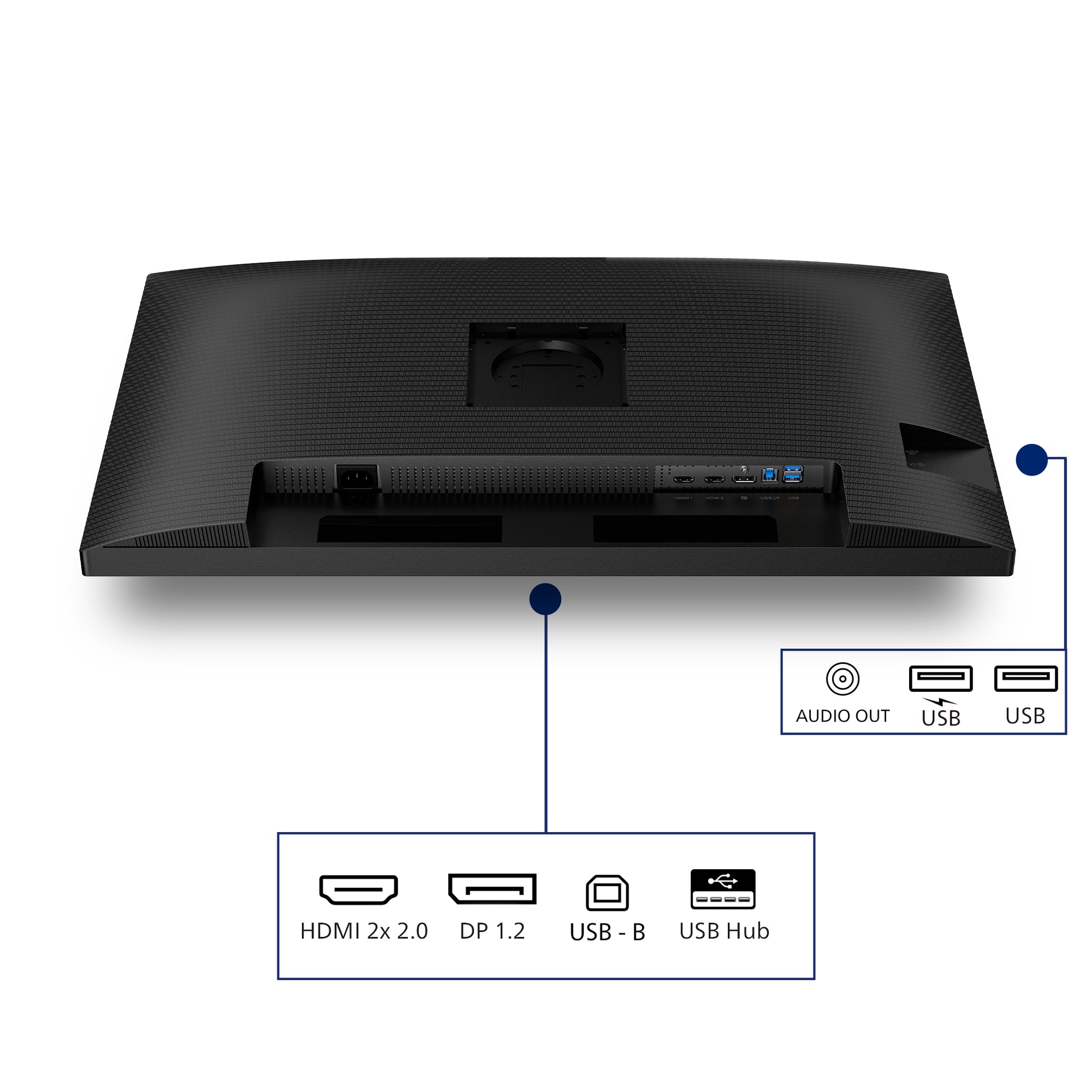 Philips 3000 series 32B2N3500/00 platta pc-skärmar 80 cm (31,5") 2560 x 1440 pixlar Quad HD LCD Svart