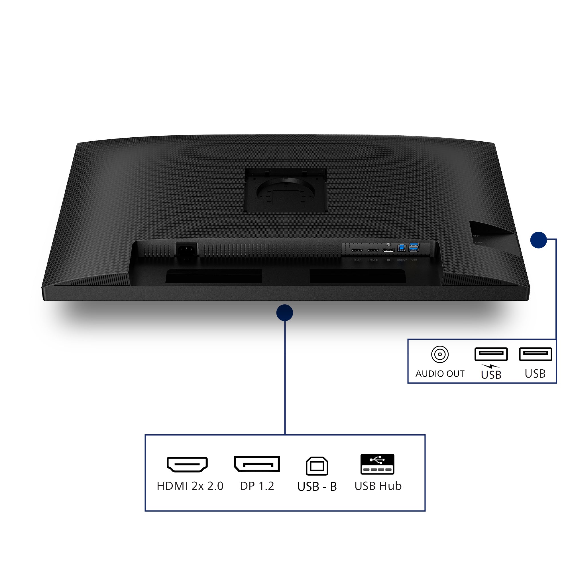 Philips 3000 series 32B2N3500/00 platta pc-skärmar 80 cm (31,5") 2560 x 1440 pixlar Quad HD LCD Svart