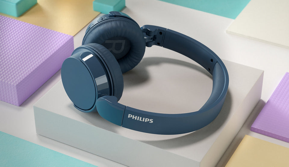 Philips 4000 series TAH4209BL/00 hörlur och headset Trådlös Huvudband Samtal/musik Bluetooth Blå