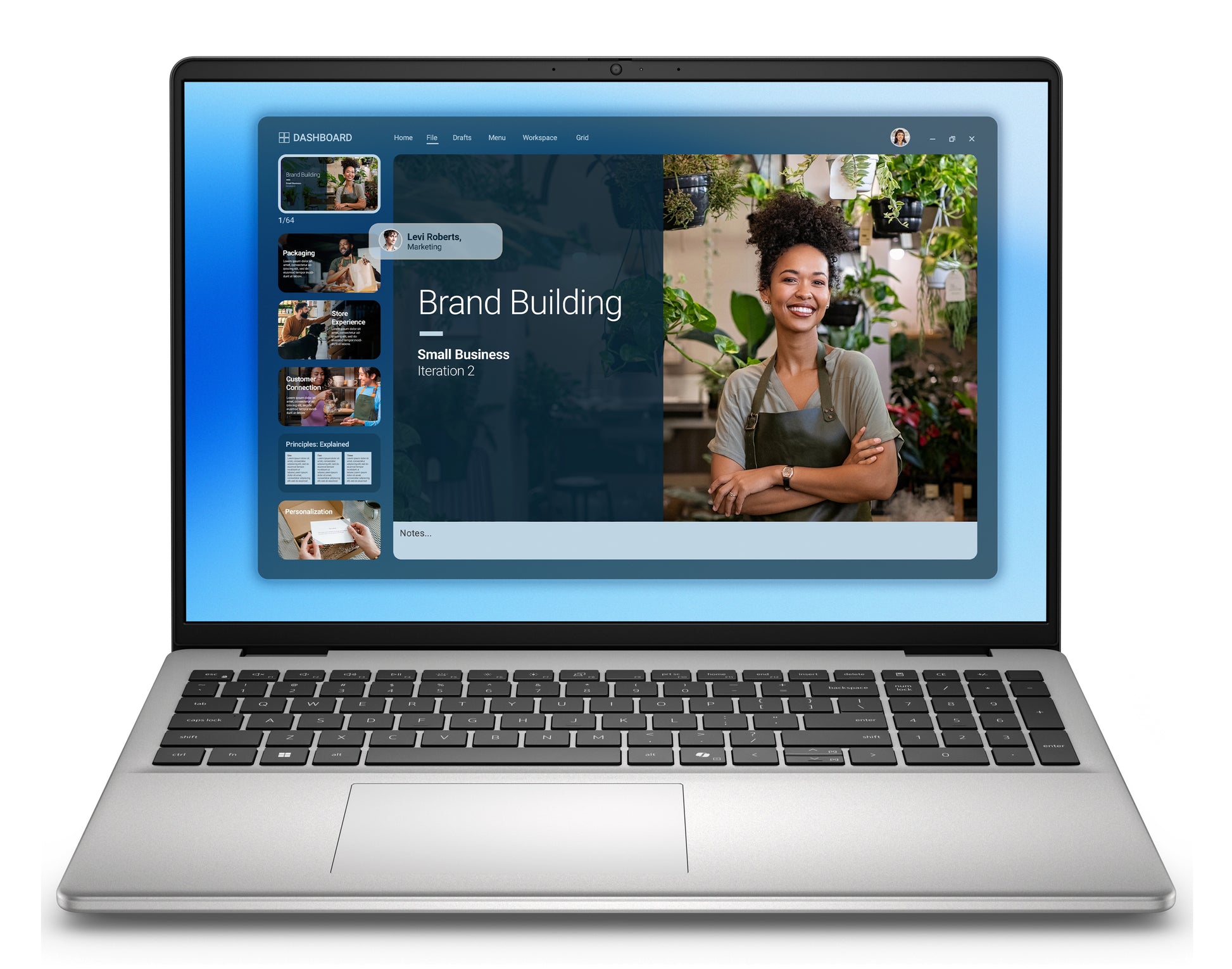 DELL DC16251 Intel Core 7 150U Bärbar dator 40,6 cm (16") Full HD+ 32 GB DDR5-SDRAM 1 TB SSD Wi-Fi 6E (802.11ax) Windows 11 Home Platina, Silver