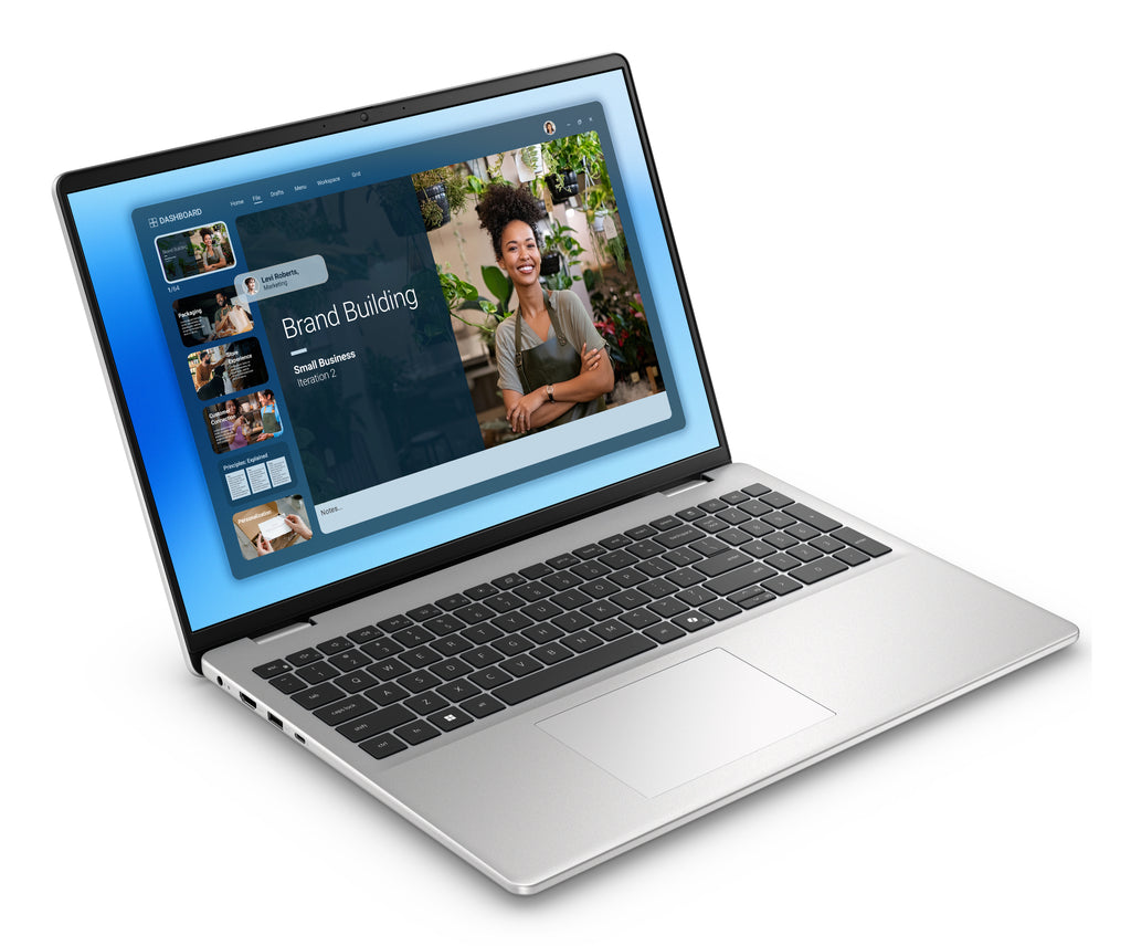 DELL DC16251 Intel Core 7 150U Bärbar dator 40,6 cm (16") Full HD+ 32 GB DDR5-SDRAM 1 TB SSD Wi-Fi 6E (802.11ax) Windows 11 Home Platina, Silver